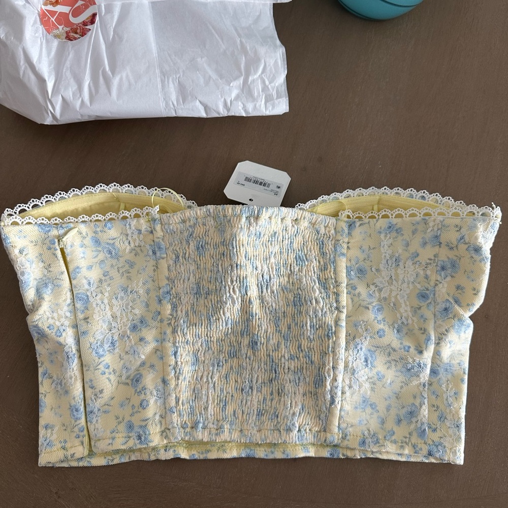 Altar’d State Penney Corset Top Size (L) NEW - Picture 6 of 13
